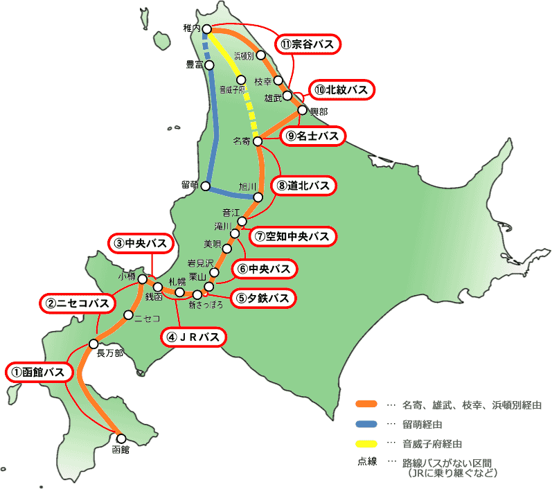 北海道地図